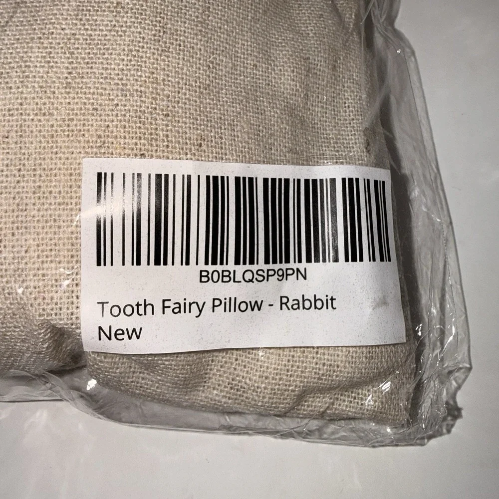 NEW MILK+HONEYS Handmade Tooth Fairy Pillow-Rabbit Design